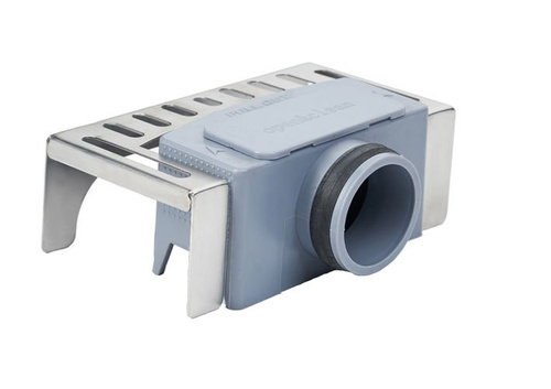 Odpływ liniowy ścienny wall 60 cm do wypełnienia płytką, niski syfon 52 mm