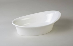 Umywalka Ravon Euphoria nablatowa 60x38x19 cm, biały połysk