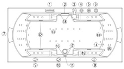 WANNA SPA Z HYDROMASAŻEM JACUZZI AQUAPEUTIC 0011A, 2-osobowa 180x90x70 cm
