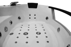 Wanna z hydromasażem narożna SPA AQ-1004 Turbo 2-osobowa, 152x152x56 cm