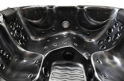 WANNA ZEWNĘTRZNA Z HYDROMASAŻEM AQUAPEUTIC 1661, 5-osobowa 200x200x80 cm, z obudową