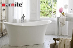 MARMITE ROSALIE bez przelewu, połysk 158,4x68,9x65,4