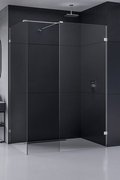 Kabina prysznicowa walk-in Eventa 120x100x200 cm, srebrny.