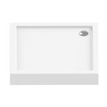 Brodzik Columbus z wypełnieniem styropianowym 90x90x14 cm, biały połysk