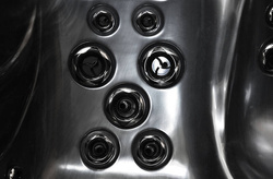 WANNA ZEWNĘTRZNA Z HYDROMASAŻEM AQUAPEUTIC 1661, 5-osobowa 200x200x80 cm, z obudową