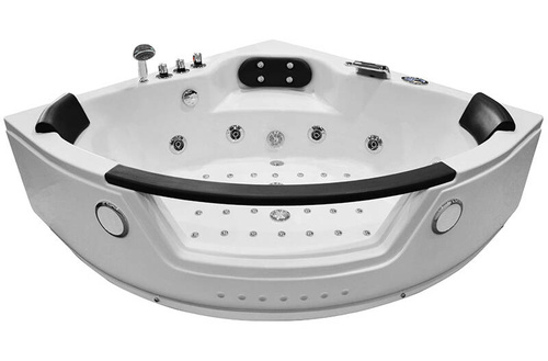 Wanna z hydromasażem narożna SPA AQ-1004 Turbo 2-osobowa, 152x152x56 cm