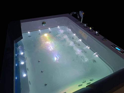 WANNA SPA Z HYDROMASAŻEM JACUZZI AQUAPEUTIC AQ-180 2-osobowa 173x120x68 cm, PRAWA