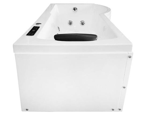 Wanna łazienkowa SPA z hydromasażem AQ-1684, 1-osobowa 170 x 85 x 195 cm, prawa