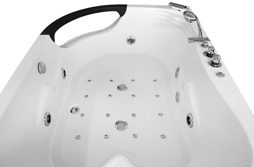 WANNA SPA Z HYDROMASAŻEM JACUZZI AQUAPEUTIC AQ-1665 TOP, 2-osobowa, 180x120x63 cm, prawa