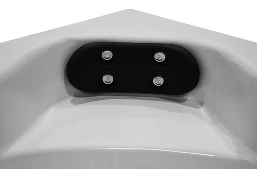 Wanna z hydromasażem narożna SPA AQ-1004 Turbo 2-osobowa, 152x152x56 cm