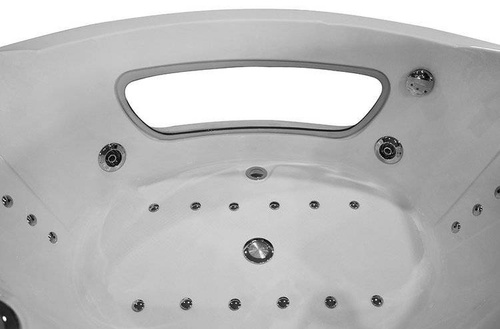 WANNA SPA Z HYDROMASAŻEM JACUZZI AQUAPEUTIC AQ-101 TOP, 2-osobowa 140x140x68cm