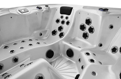 WANNA ZEWNĘTRZNA Z HYDROMASAŻEM AQUAPEUTIC 1538, 5-osobowa 220x220x99,5 cm