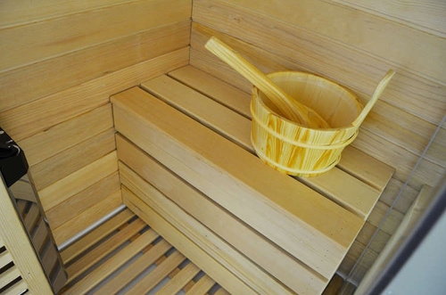 Kabino-sauna sucho-parowa z funkcją hydromasażu AQ-751, 180x110x223cm, biała, prawa