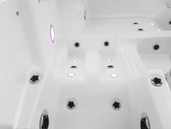 WANNA ZEWNĘTRZNA Z HYDROMASAŻEM AQUAPEUTIC 1313, 5-osobowa, 220x220x95 cm