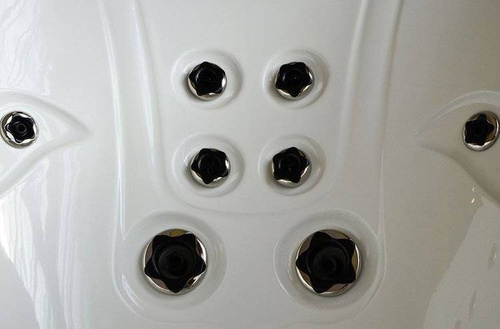 WANNA SPA Z HYDROMASAŻEM JACUZZI AQUAPEUTIC 183  206x134x64 cm, OBUDOWA CZEKOLADOWA