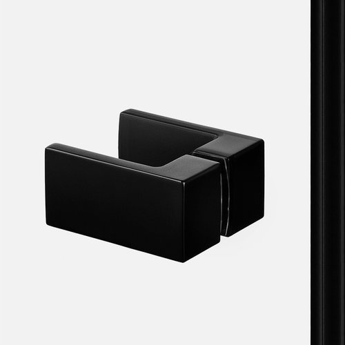 Drzwi prysznicowe uchylne Avexa Black 130x200 cm, strona prawa lub lewa, czarny mat