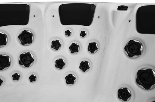 WANNA ZEWNĘTRZNA Z HYDROMASAŻEM AQUAPEUTIC 1343 6-osobowa, 230X230X95 CM