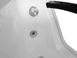 WANNA SPA Z HYDROMASAŻEM JACUZZI AQUAPEUTIC AQ-0076, 1-osobowa 170x85x59 cm, lewa