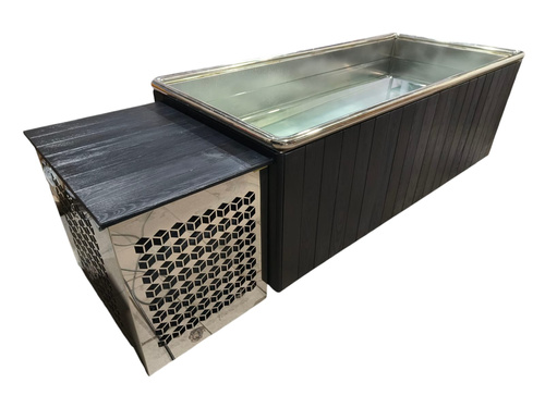 Wanna do kąpieli lodowych Coller RavonSpa Stal Nierdzewna 2300 x 900  x 70