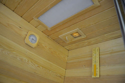 Kabino-sauna sucho-parowa z funkcją hydromasażu AQ-751,180x110x223cm, biała, lewa