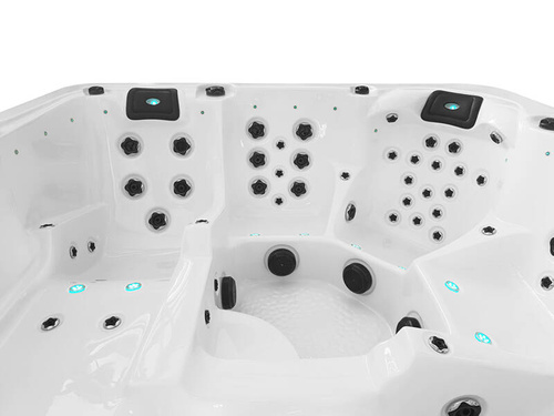 WANNA ZEWNĘTRZNA Z HYDROMASAŻEM AQUAPEUTIC 1313, 5-osobowa, 220x220x95 cm