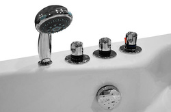 Wanna z hydromasażem narożna SPA AQ-1004 2-osobowa, 152x152x56 cm