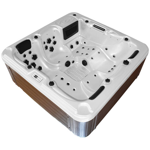 WANNA ZEWNĘTRZNA Z HYDROMASAŻEM AQUAPEUTIC 1661, 5-osobowa 200x200x80 cm, z obudową