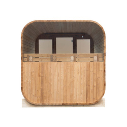 Sauna sucha fińska ogrodowa, 8-osobowa 210x210x300 cm