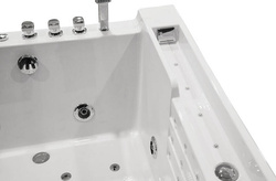 WANNA SPA Z HYDROMASAŻEM JACUZZI AQUAPEUTIC AQ-810, 2-osobowa 180x120x61cm lewa