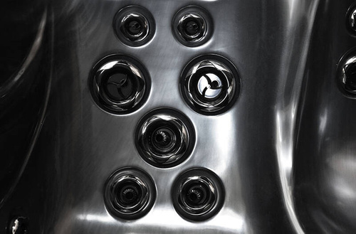 WANNA ZEWNĘTRZNA Z HYDROMASAŻEM AQUAPEUTIC 1661, 5-osobowa 200x200x80 cm, z obudową