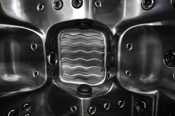 WANNA ZEWNĘTRZNA Z HYDROMASAŻEM AQUAPEUTIC 1661, 5-osobowa 200x200x80 cm, z obudową