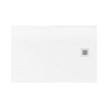 Brodzik Mori 120x90x3 cm, biały ze strukturą kamienia naturalnego, z możliwością docinania