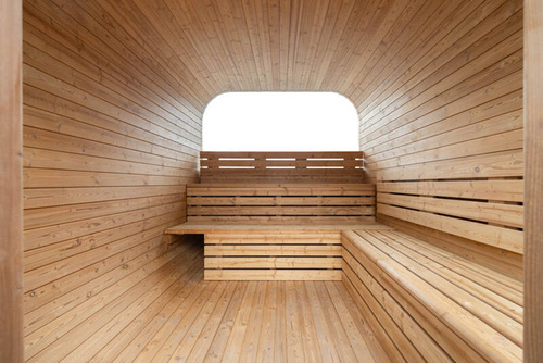 Sauna sucha fińska ogrodowa, 8-osobowa 210x210x300 cm