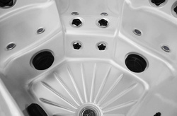 WANNA ZEWNĘTRZNA Z HYDROMASAŻEM AQUAPEUTIC 1538, 5-osobowa 220x220x99,5 cm