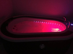 WANNA SPA Z HYDROMASAŻEM JACUZZI AQUAPEUTIC 183 206x134x64 cm, OBUDOWA GRAFITOWA