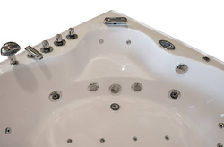 WANNA SPA Z HYDROMASAŻEM JACUZZI AQUAPEUTIC AQ-1638 PLUS, 2-osobowa 150x150x55,5 cm