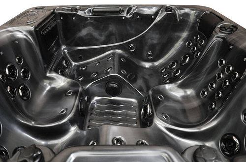 WANNA ZEWNĘTRZNA Z HYDROMASAŻEM AQUAPEUTIC 1661, 5-osobowa 200x200x80 cm, z obudową