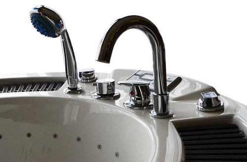 WANNA SPA Z HYDROMASAŻEM JACUZZI AQUAPEUTIC 183 206x134x64 cm, OBUDOWA GRAFITOWA