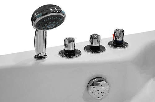 Wanna z hydromasażem narożna SPA AQ-1004 Turbo 2-osobowa, 152x152x56 cm