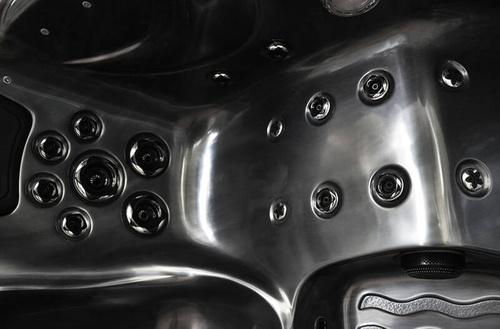 WANNA ZEWNĘTRZNA Z HYDROMASAŻEM AQUAPEUTIC 1661, 5-osobowa 200x200x80 cm, z obudową