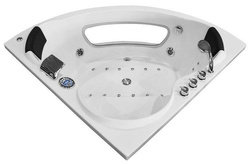 WANNA SPA Z HYDROMASAŻEM JACUZZI AQUAPEUTIC AQ-101 TOP, 2-osobowa 140x140x68cm