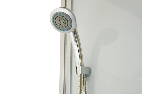 Kabino-sauna sucho-parowa z funkcją hydromasażu AQ-752, 180 x 110 x 223 cm, biała, lewa