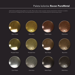 WANNA WOLNOSTOJĄCA RAVON AMBIENTE BIKOLOR PUROMETAL ANTIC
