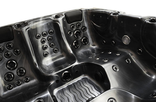 WANNA ZEWNĘTRZNA Z HYDROMASAŻEM AQUAPEUTIC 1661, 5-osobowa 200x200x80 cm, z obudową