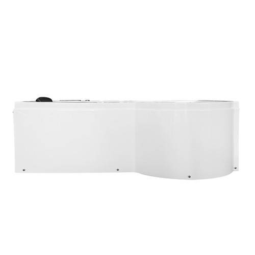 Wanna łazienkowa SPA z hydromasażem AQ-1684, 1-osobowa 170 x 85 x 195 cm, prawa