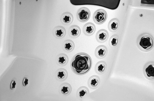 WANNA ZEWNĘTRZNA Z HYDROMASAŻEM AQUAPEUTIC 1513 6-osobowa 240x240x98 cm