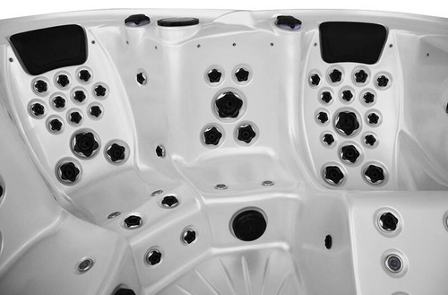 WANNA ZEWNĘTRZNA Z HYDROMASAŻEM AQUAPEUTIC 1538, 5-osobowa 220x220x99,5 cm