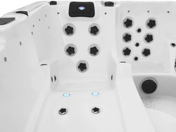 WANNA ZEWNĘTRZNA Z HYDROMASAŻEM AQUAPEUTIC 1313, 5-osobowa, 220x220x95 cm
