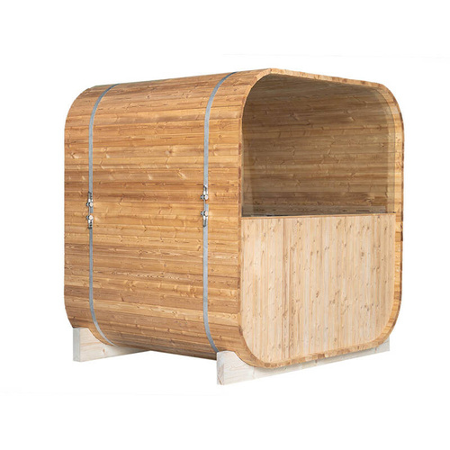 Sauna sucha fińska ogrodowa, 4-osobowa, 210x210x180 cm