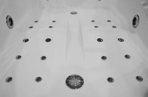 Wanna łazienkowa SPA z hydromasażem MO-631 PLUS, 2-osobowa 180x120x66cm lewa